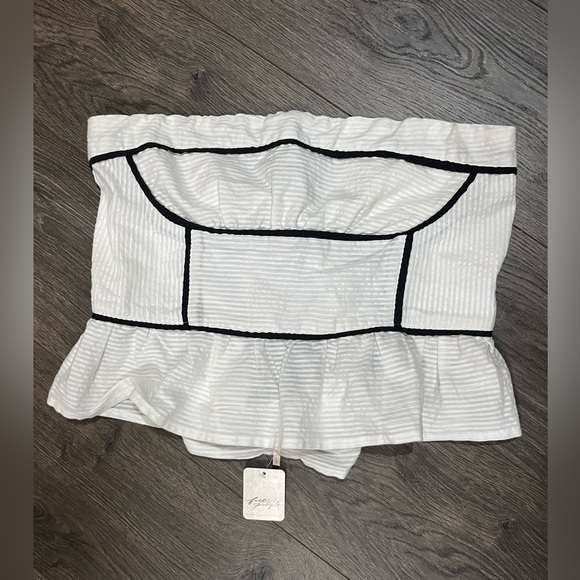 *NWT* Free People Tara Tube Top in Bw Combo - Picture 7 of 9